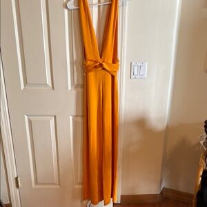 Elegant Orange Jumpsuit